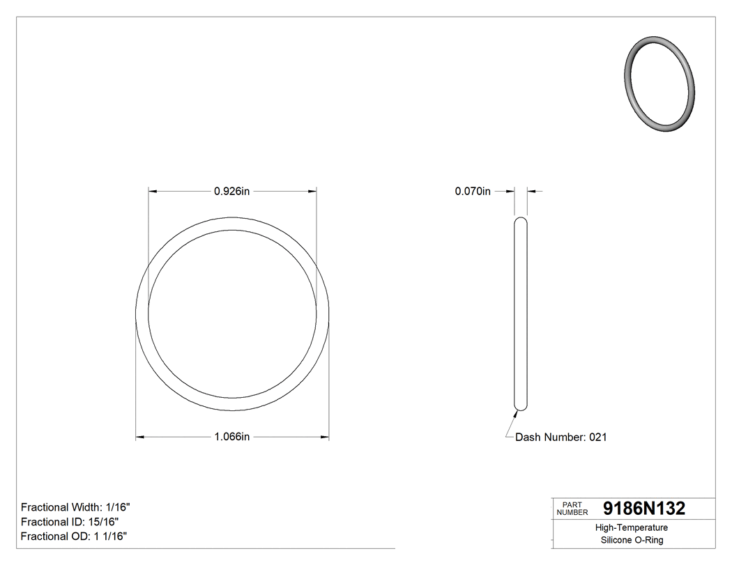 Technical drawing - 9186N132